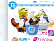 Tablet Screenshot of 32yogurt.com